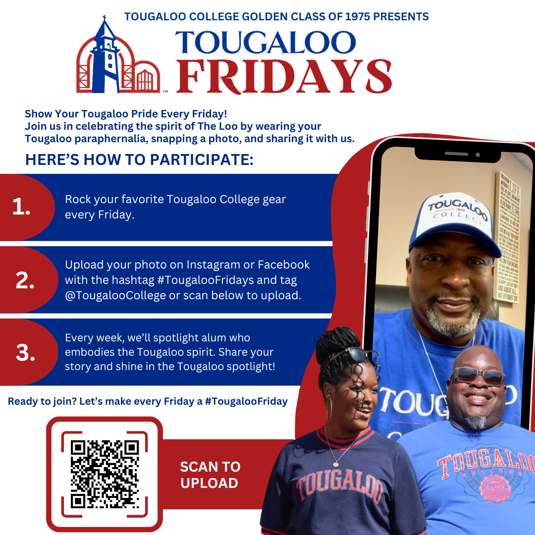 Tougaloo Fridays participation graphic