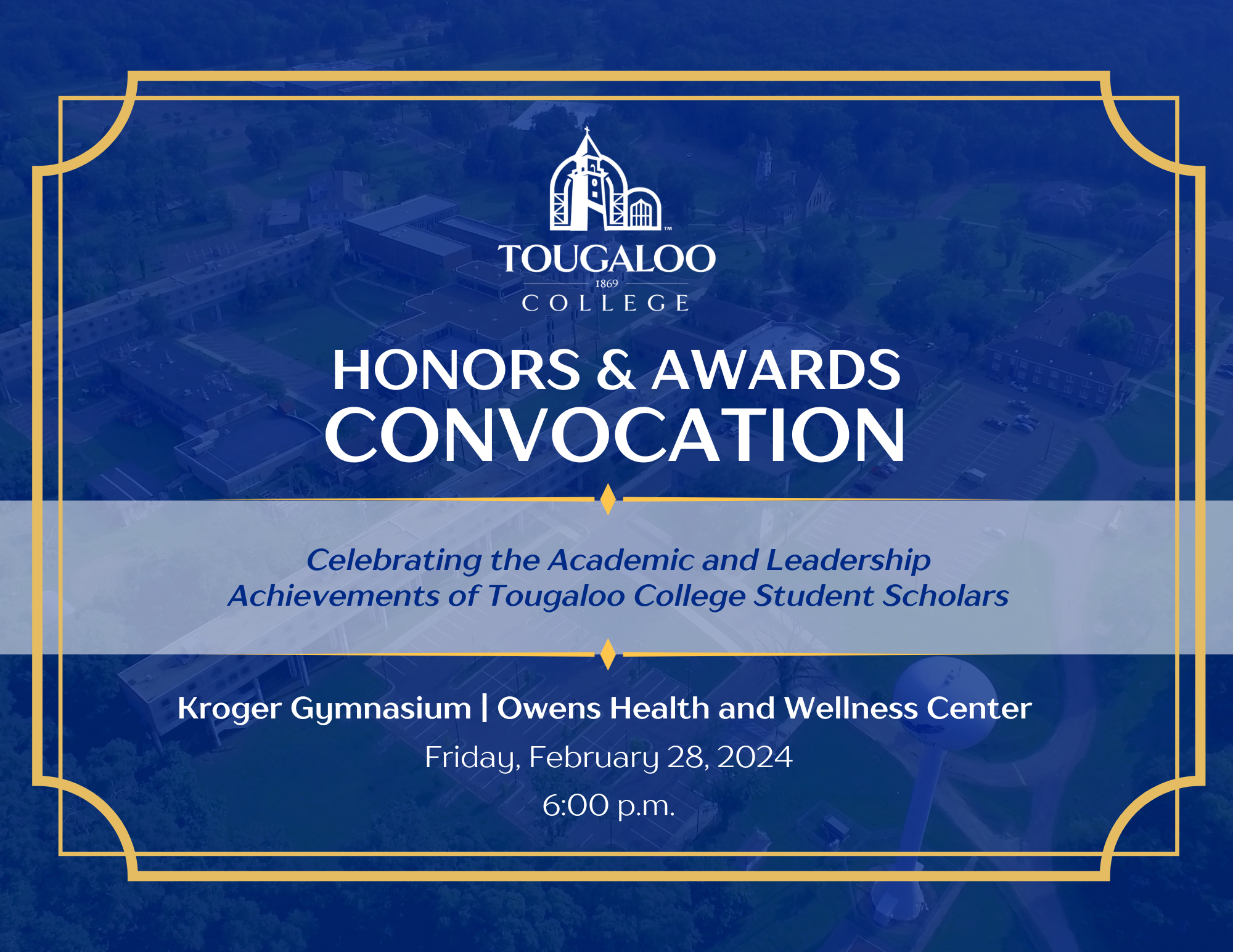 Honors Convocation flyer