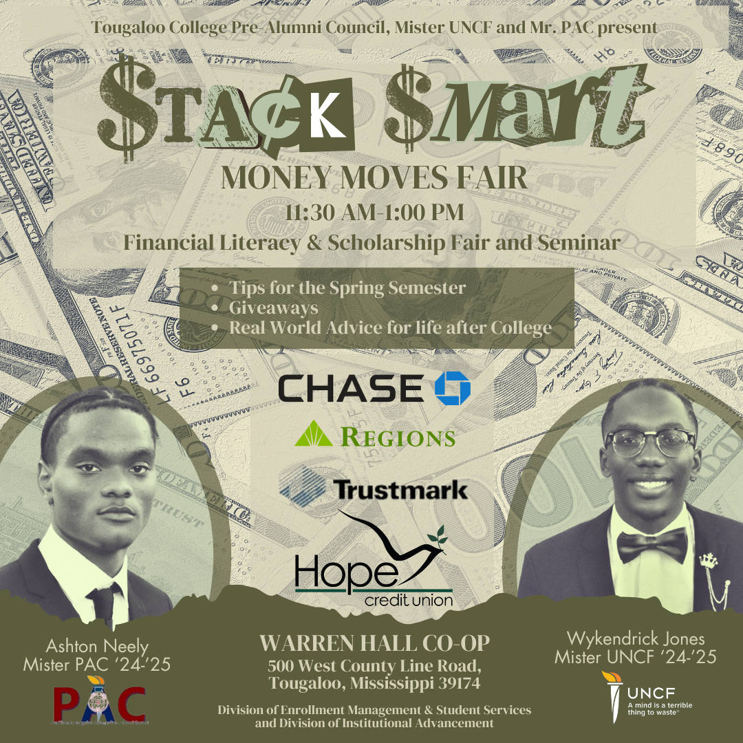 Stack Smart financial literacy fair graphic