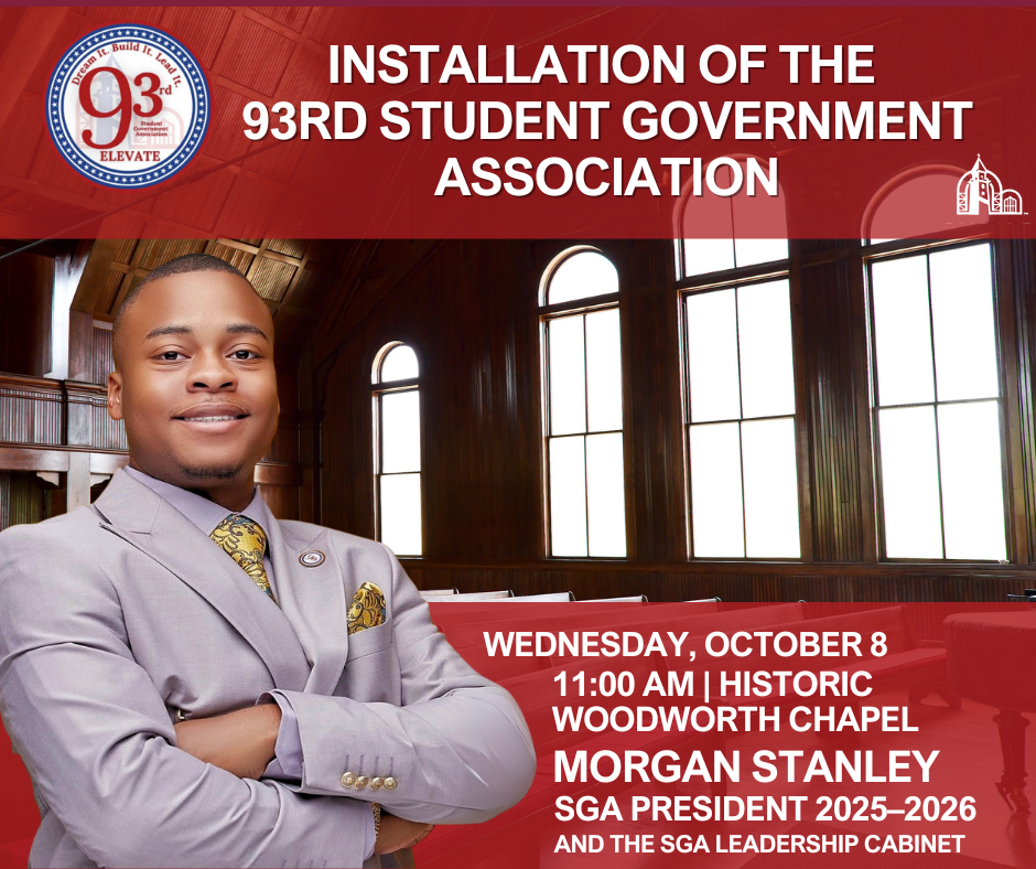 Student Government Association installation graphic