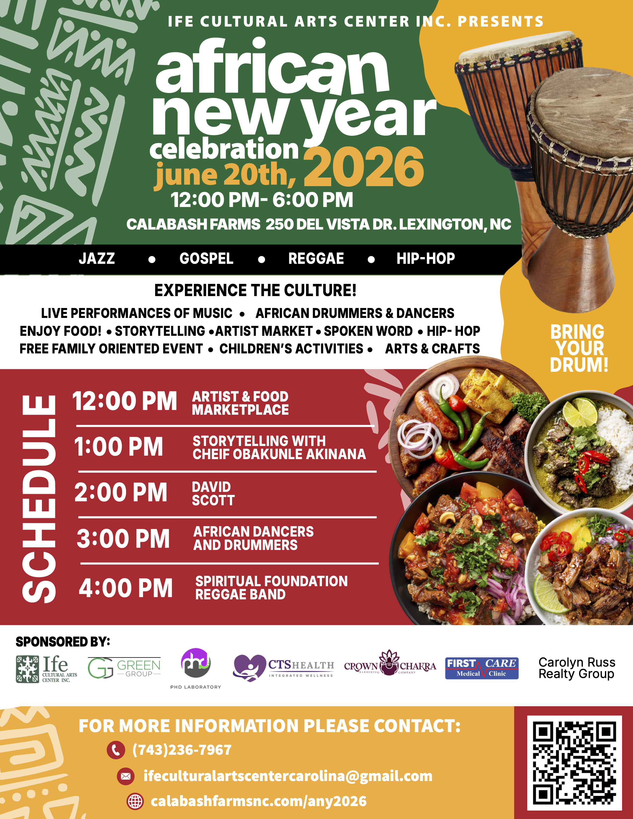 African New Year flyer